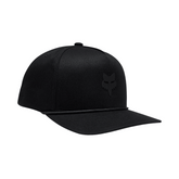 Cap Fox Head Rope - Black / Black - Genetik Sport