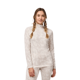 Baselayer Kombi Womens Merinomix Pro Zip Top - Light Camo Leo - Genetik Sport