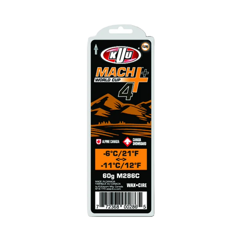 Wax Kuu Mach 4+ WC Uni Orange 60g - Genetik Sport