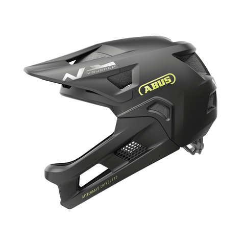 Fullface Helmet Abus Youth YouDrop FF - Velvet Black S 48 - 55cm - Genetik Sport