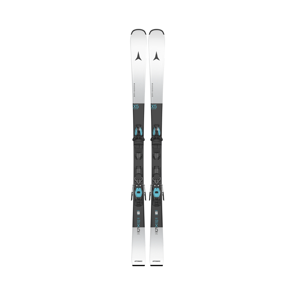 Skis Atomic Redster X5 + MI 10 GW Bindings - Grey/Snow - Genetik Sport