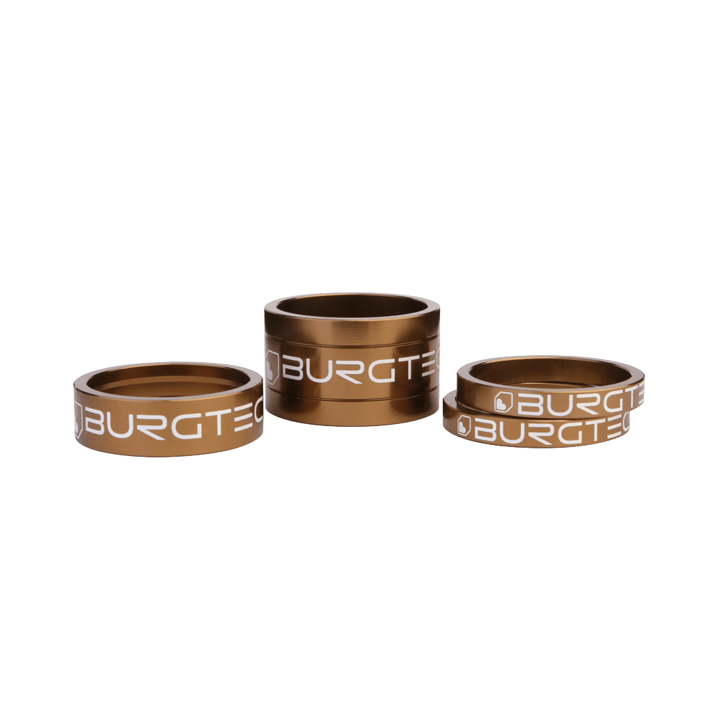 Stem Spacer Kit Burgtec 2x5mm 1x10mm 1x20mm - Kash Bronze - Genetik Sport