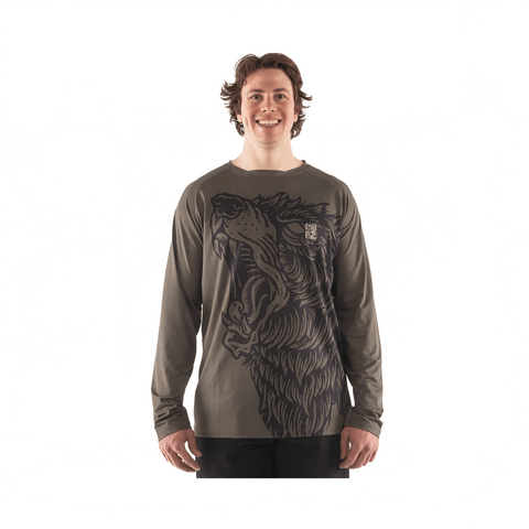 Jersey Chromag Mens Dominion LS - Creature Brown - Genetik Sport