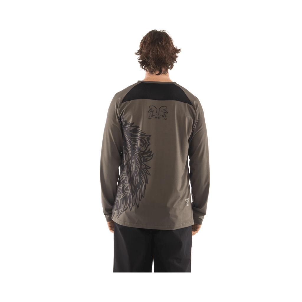 Jersey Chromag Mens Dominion LS - Creature Brown - Genetik Sport