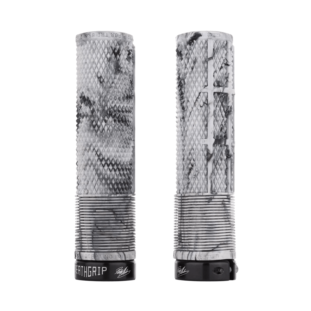 Grips DMR Deathgrip Flangeless Thin - Snow - Genetik Sport