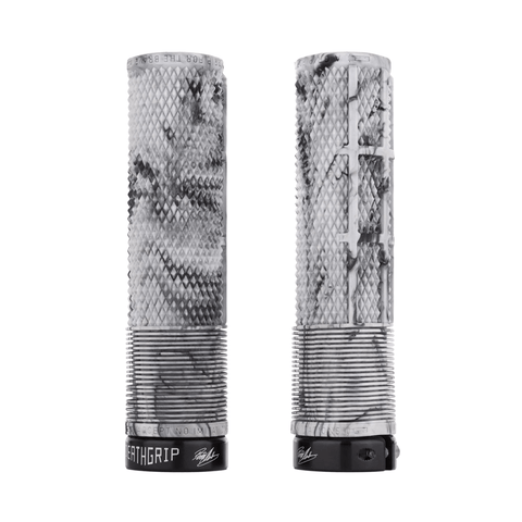 Grips DMR Deathgrip Flangeless Thin - Snow - Genetik Sport