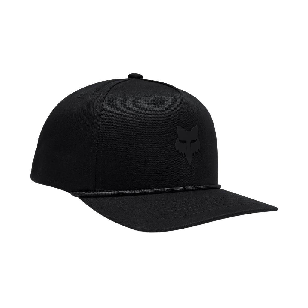 Cap Fox Head Rope - Black / Black - Genetik Sport