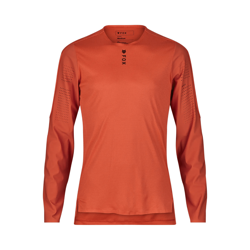 Jersey Fox Mens Flexair Pro LS - Atomic Orange - Genetik Sport