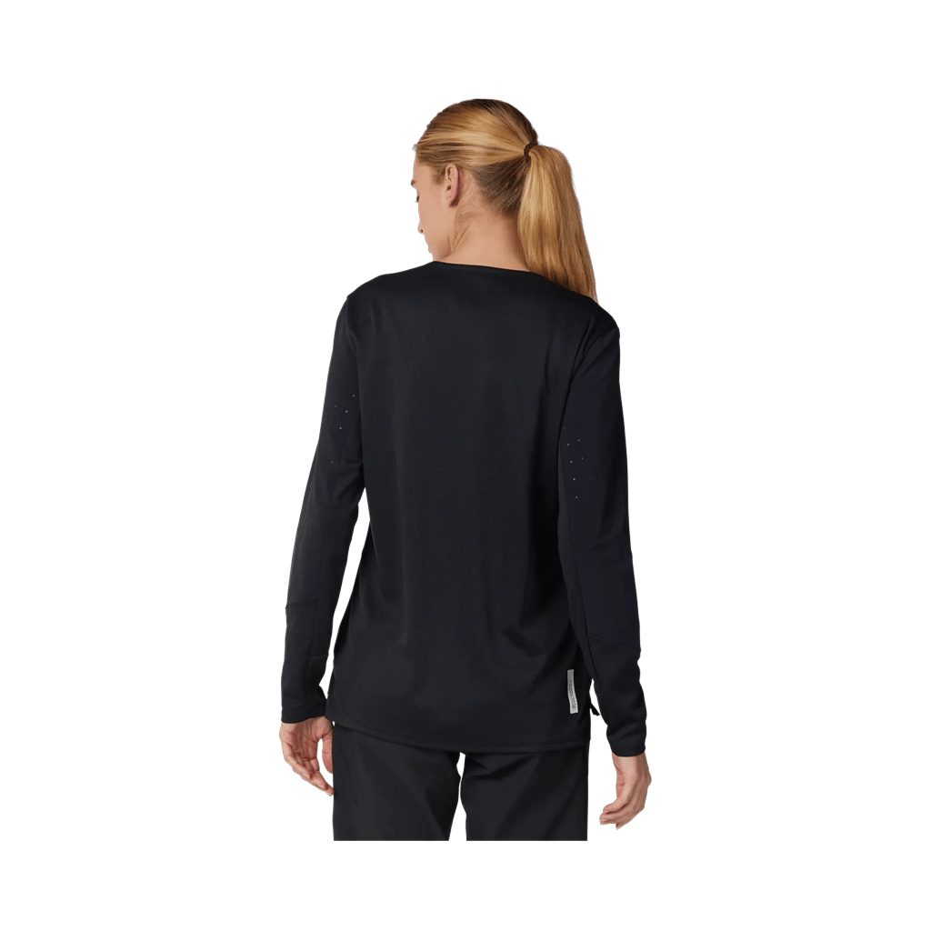 Jersey Fox Womens Defend LS - Black - Genetik Sport