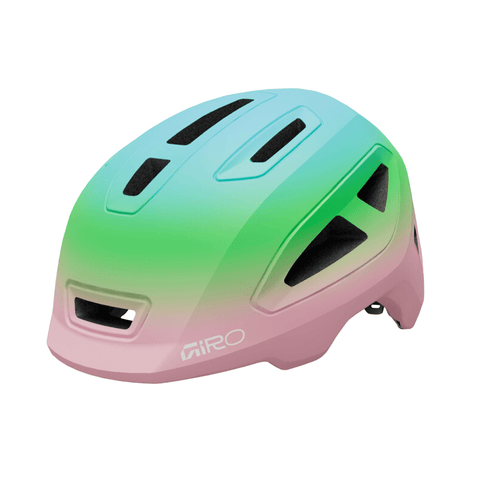 Helmet Giro Youth Scamp II - Pink/Green Fade - Genetik Sport