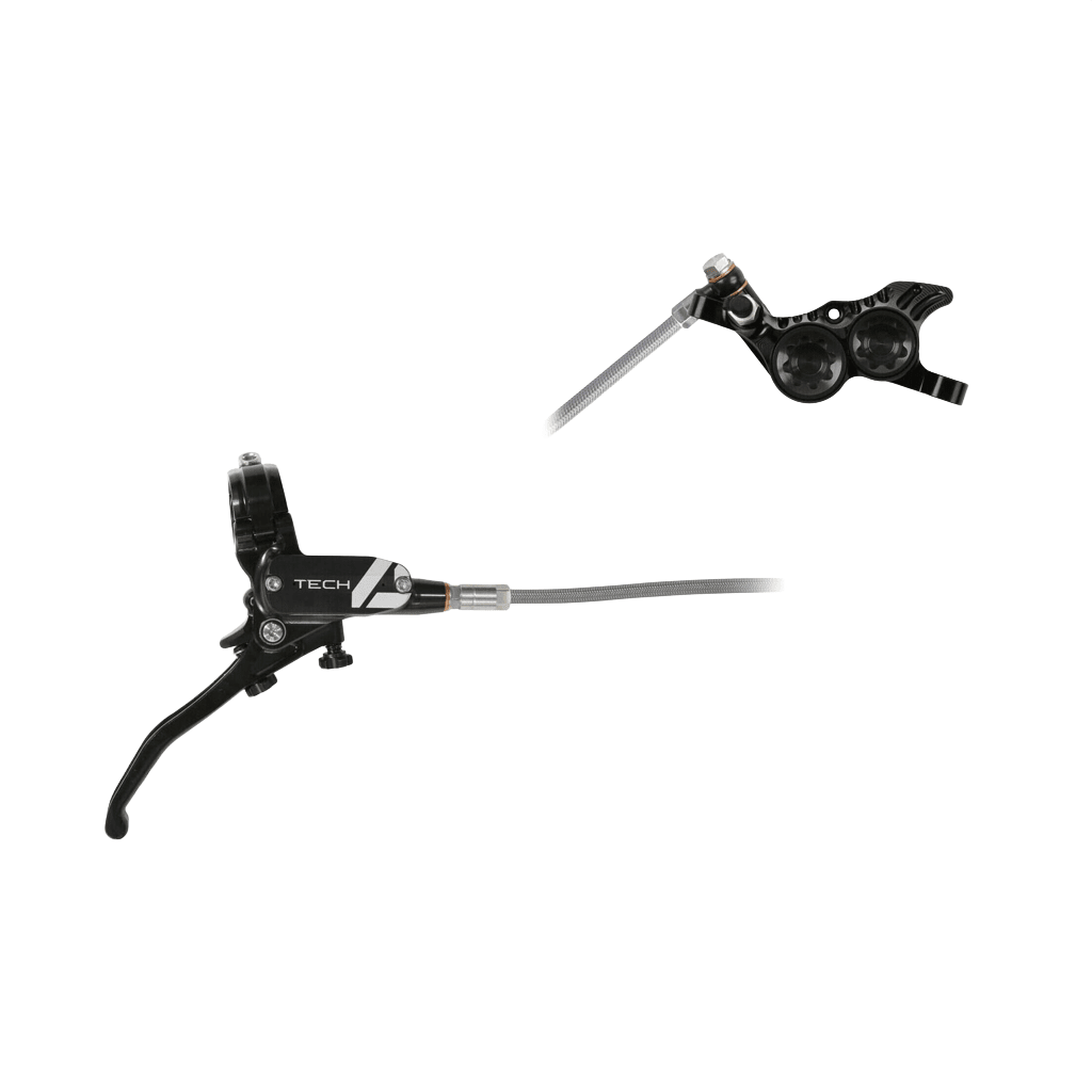 Disc Brake Hope Tech 4 V4 Braided RH - Black/Black - Genetik Sport