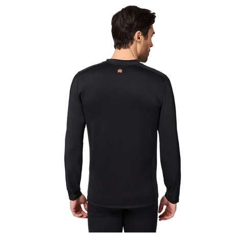 Baselayer Kombi Redheat Pro Grid Crew Top - Black - Genetik Sport