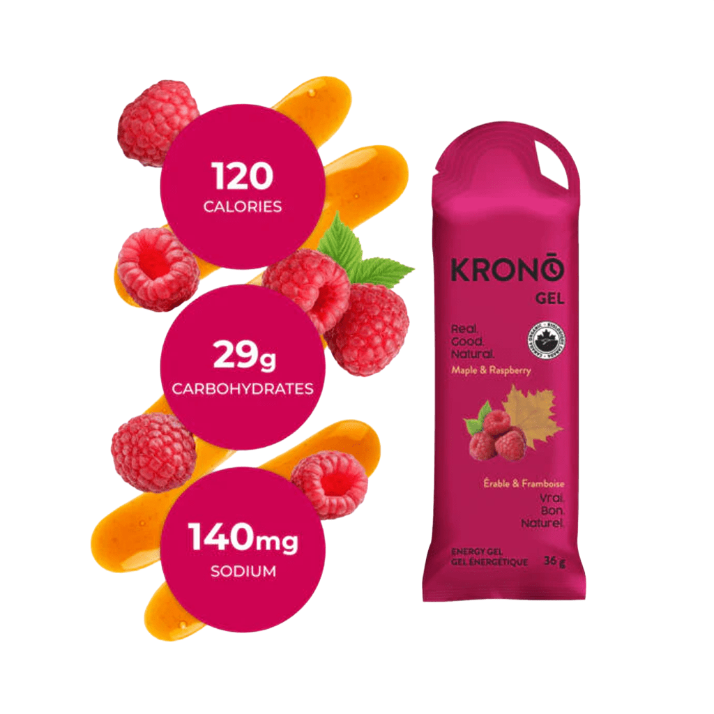 Energy Gels KRONO Maple & Raspberry 36g - Genetik Sport