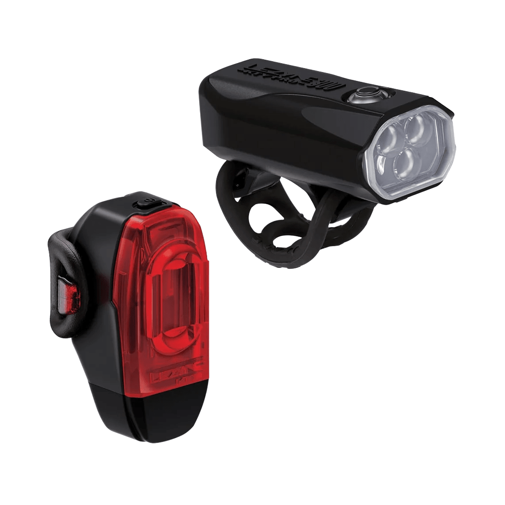 Light Set Lezyne KTV Drive Pro 300+/ KTV Drive+ - Black - Genetik Sport
