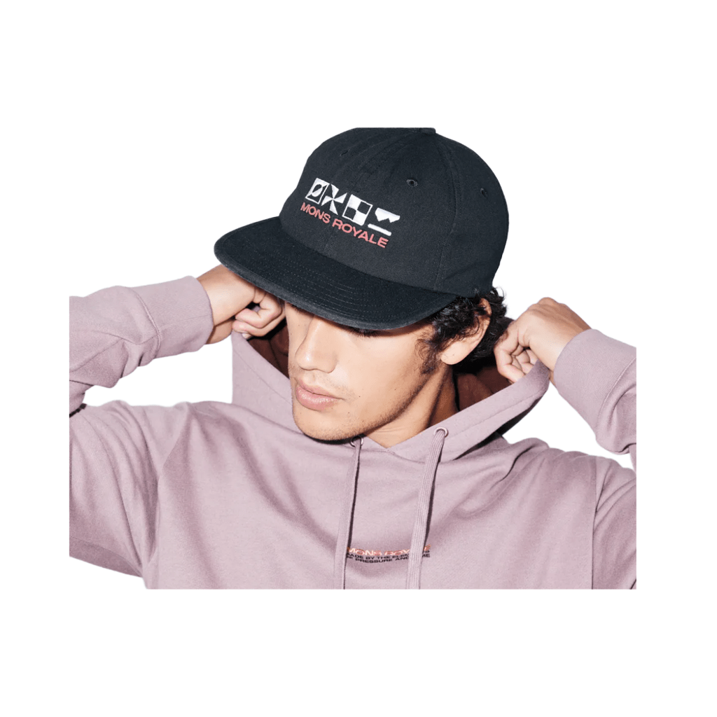 Cap Mons Royale Six Panel Roam - Vintage Black - Genetik Sport