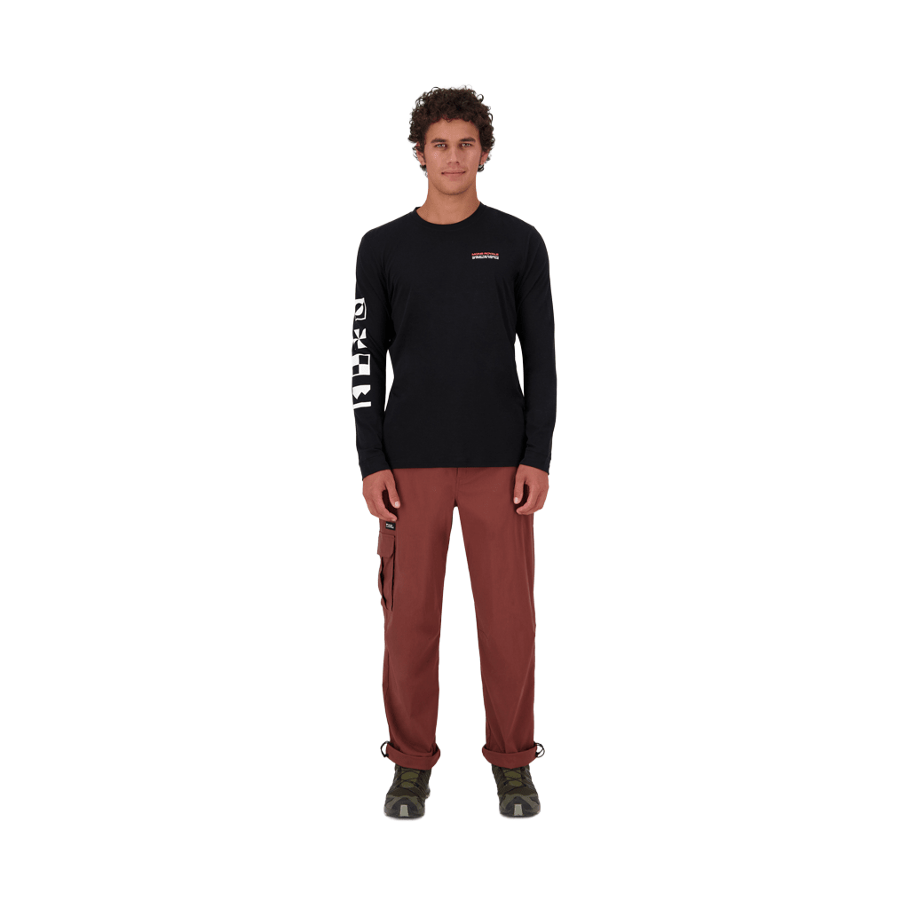Jersey Mons Royale Mens Icon Merino LS - Black - Genetik Sport