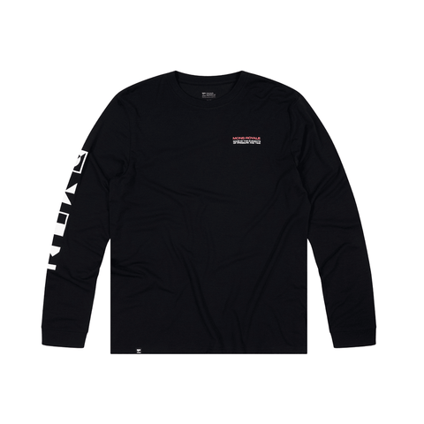 Jersey Mons Royale Mens Icon Merino LS - Black - Genetik Sport
