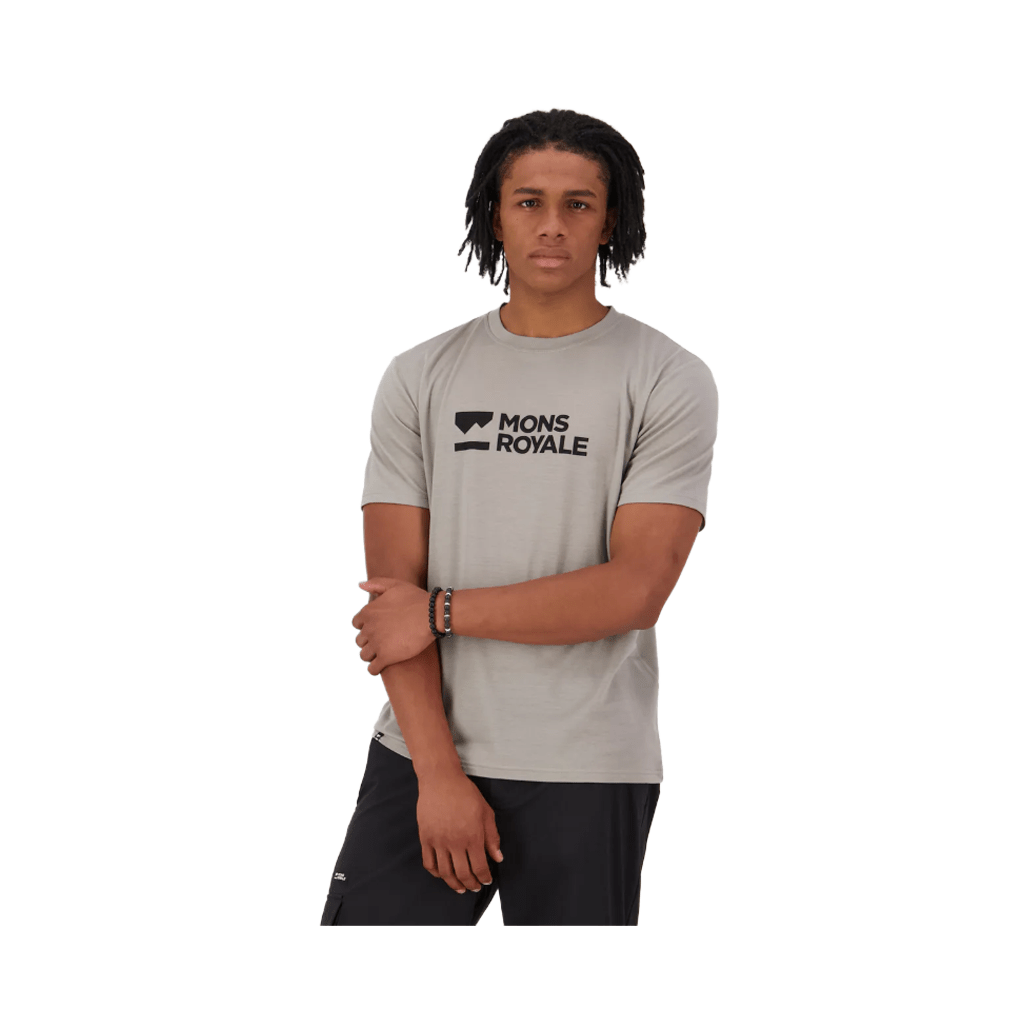 Jersey Mons Royale Mens Icon Merino SS - Dried Sage - Genetik Sport
