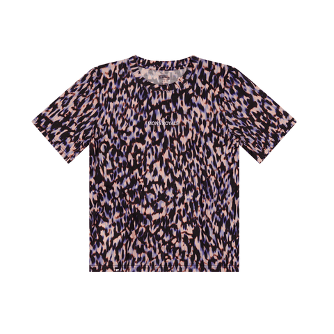 Jersey Mons Royale Womens Icon Merino SS - Rock Leopard - Genetik Sport