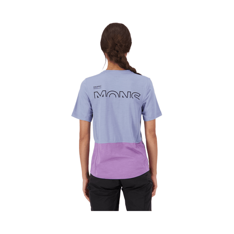 Jersey Mons Royale Womens Tarn Merino SS - Skyline / Bloom - Genetik Sport