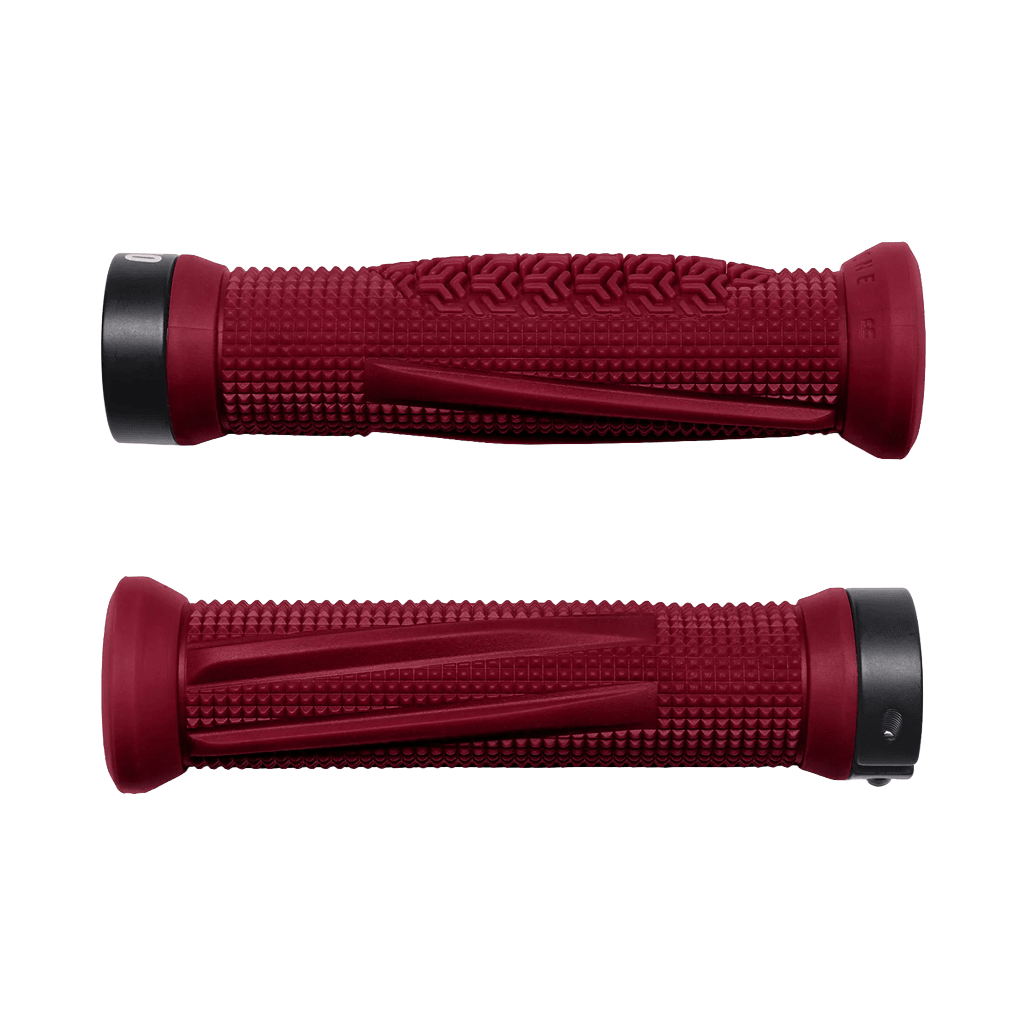 Grips OneUp Lock - On Jackson Goldstone Signature - Maroon - Genetik Sport