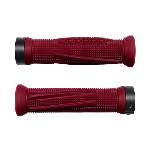 Grips OneUp Lock - On Jackson Goldstone Signature - Maroon - Genetik Sport