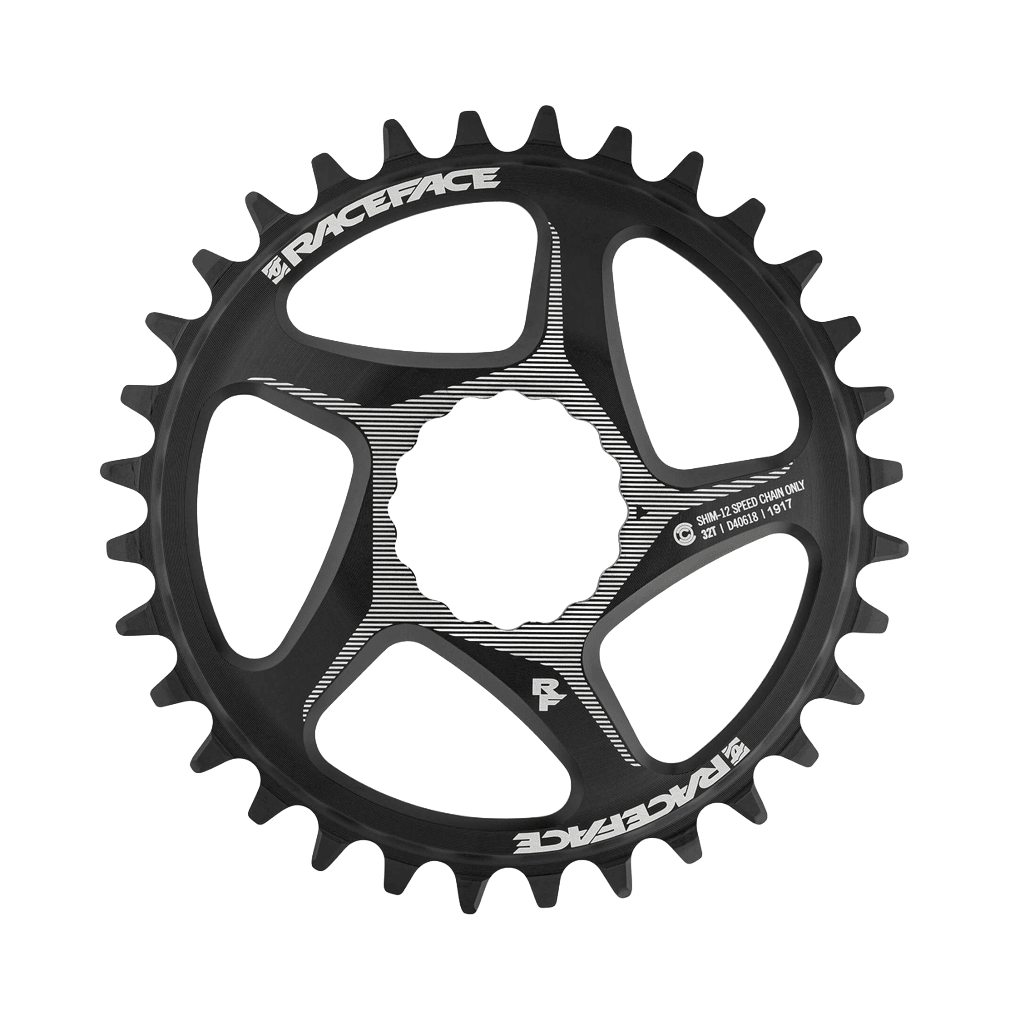 Chainring Race Face 1X Cinch Direct Mount 32T Shimano 12sp - Black - Genetik Sport