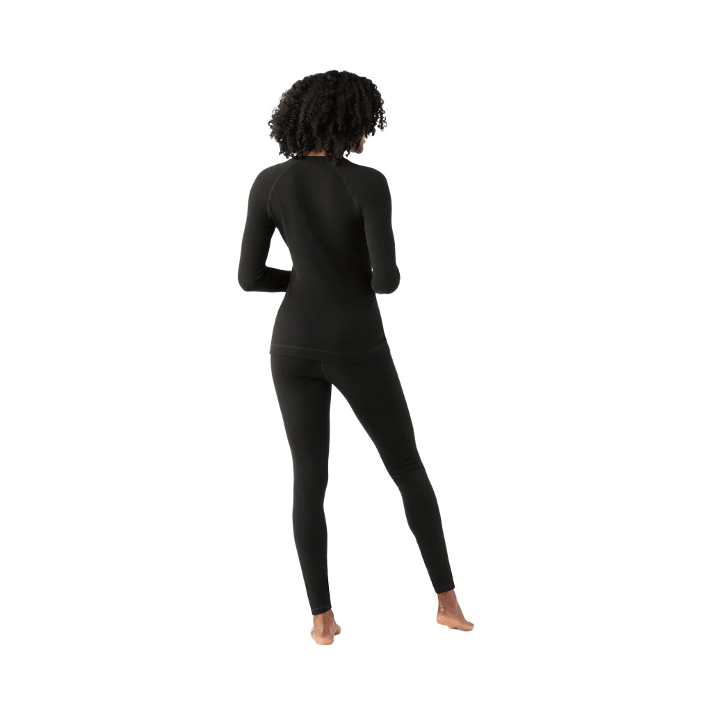 Base Layer Smartwool Womens Thermal Merino - Black - Genetik Sport
