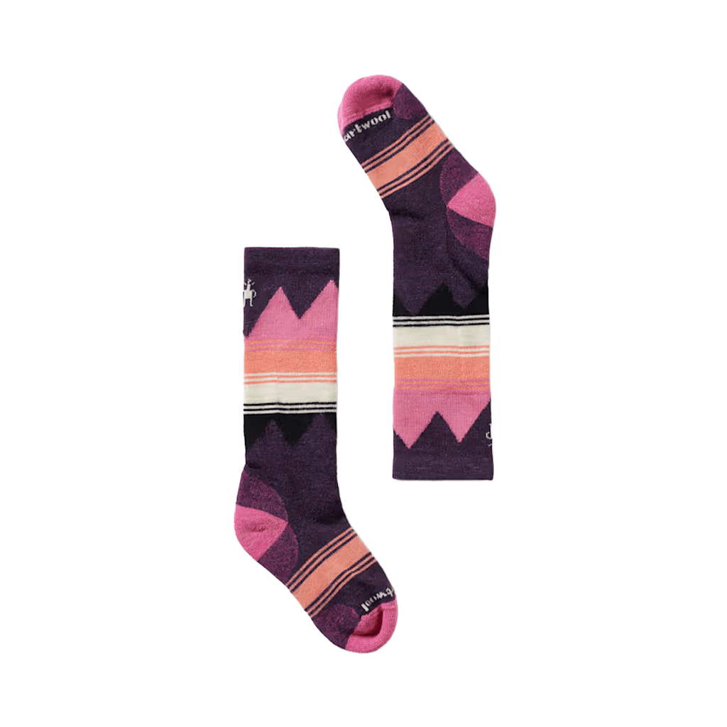 Youth Socks Smartwool Ski Light Cushion OTC - Purple Iris - Genetik Sport