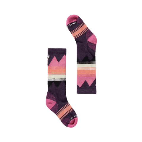 Youth Socks Smartwool Ski Light Cushion OTC - Purple Iris - Genetik Sport