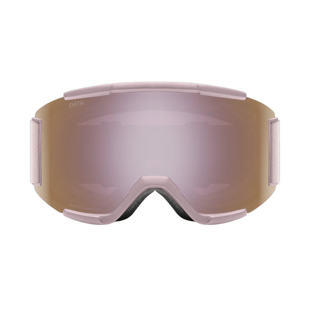 Goggles Smith Squad Carnation - ChromaPop Everyday Rose Gold Mirror - Genetik Sport