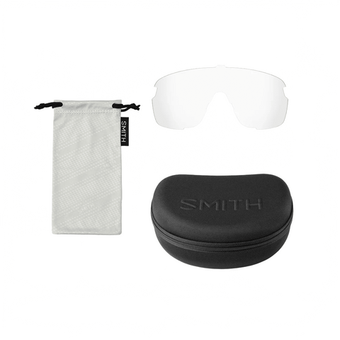 Sunglasses Smith Bobcat Matte Meteorite Crystal - ChromaPop Low Light Rose / Clear - Genetik Sport