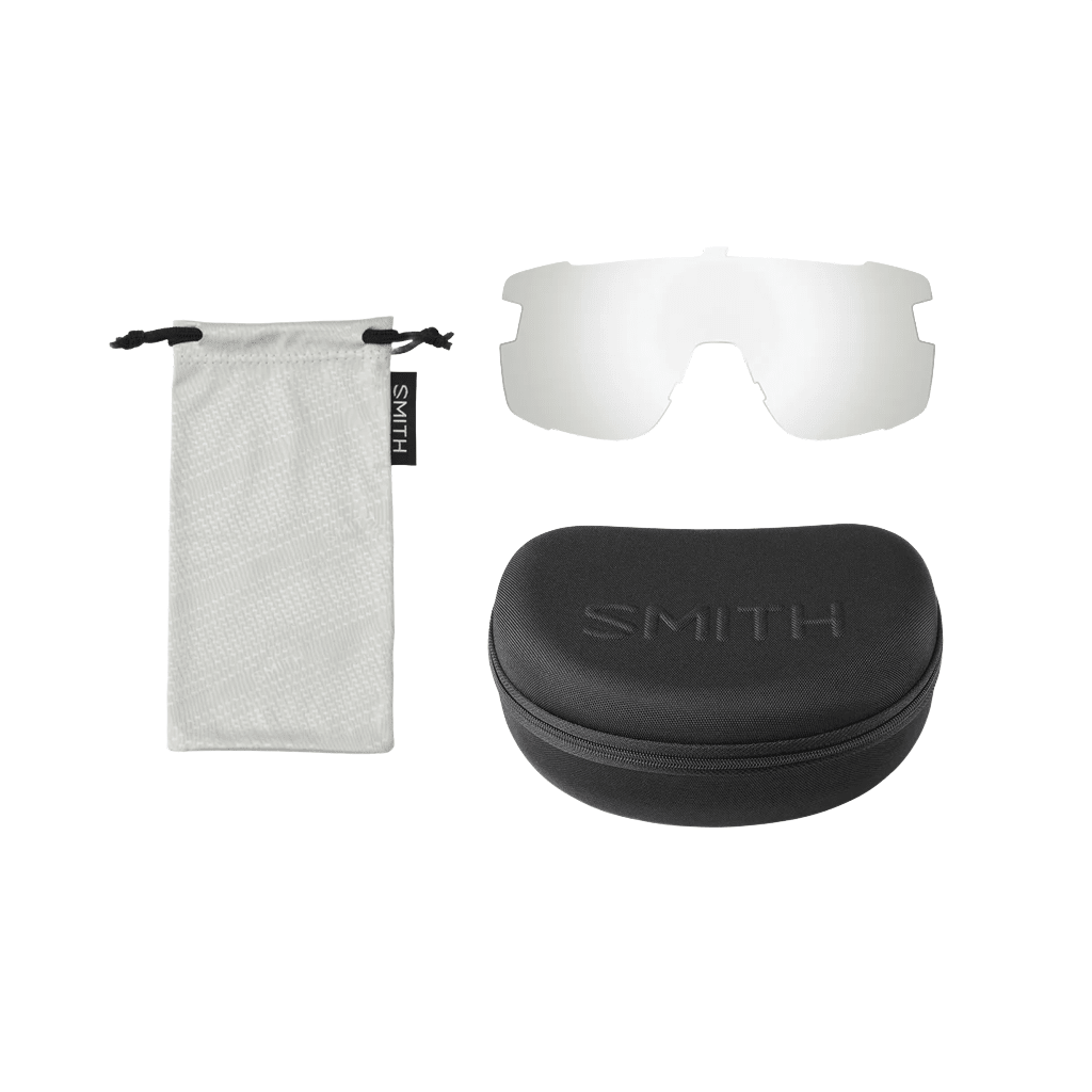 Sunglasses Smith Wildcat Matte Salt Haze - ChromaPop Rose Gold Mirror / Clear - Genetik Sport