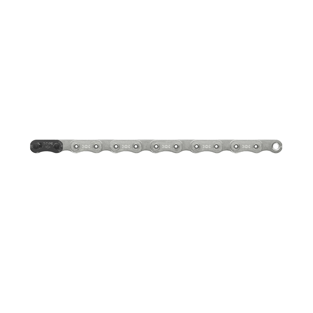 Chain Sram XX Eagle T - Type Flattop 12sp 126 Links - Silver - Genetik Sport