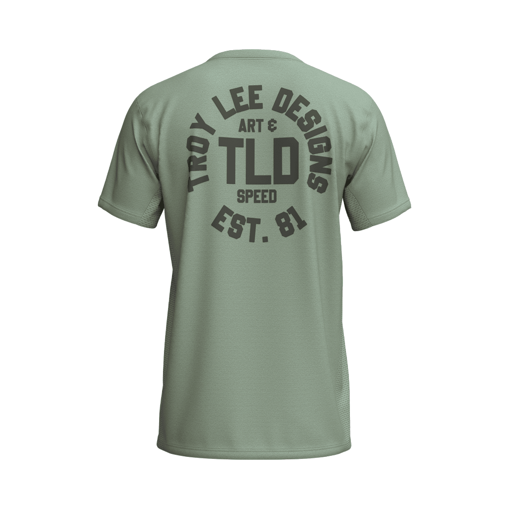 Jersey Troy Lee Designs Skyline SS Stamps - Sage - Genetik Sport