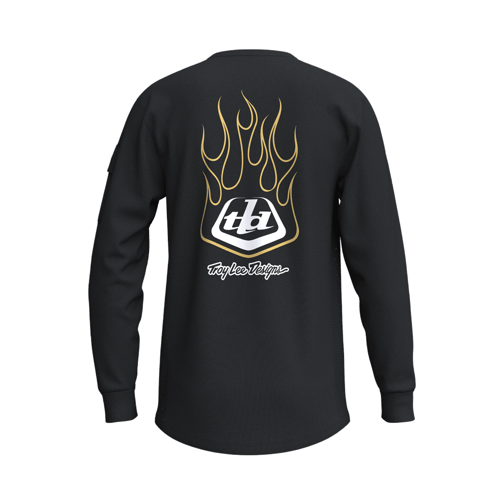 Jersey Troy Lee Designs Youth Ruckus Ride LS Pressed - Carbon - Genetik Sport