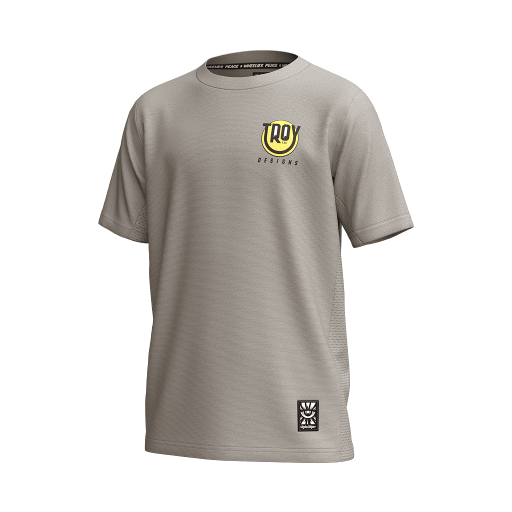 Jersey Troy Lee Designs Youth Skyline Ride SS Happy - Pumice - Genetik Sport