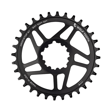 Chainring Wolf Tooth SRAM Boost 3mm Offset Drop - Stop ST 32T - Genetik Sport
