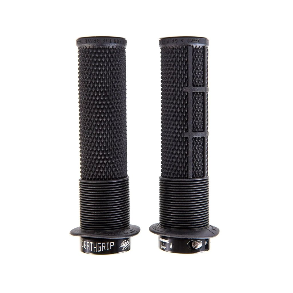 Poignées DMR Deathgrip Flanged Thick Noir - Genetik Sport