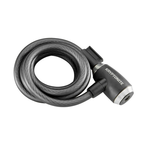Cadenas Câble Clé Kryptonite Kryptoflex 1218 Noir/Gris - Genetik Sport