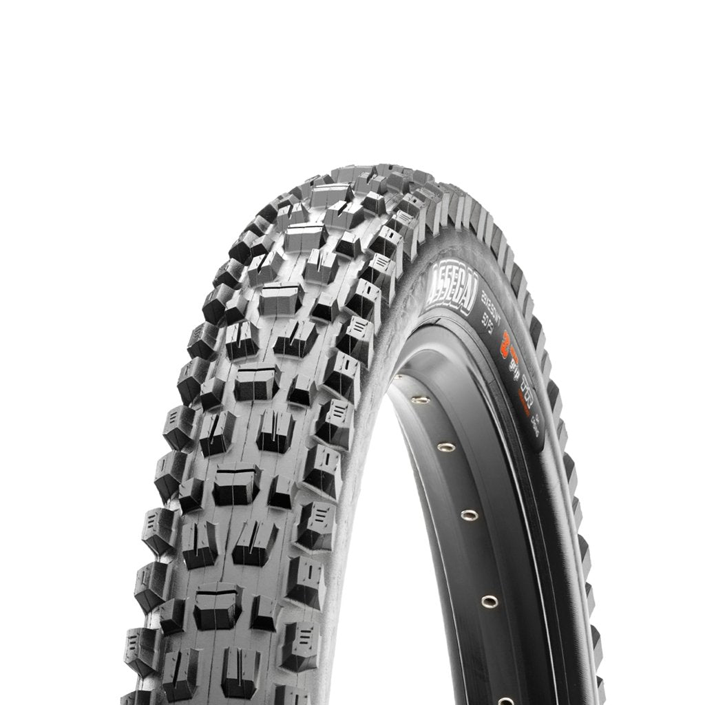 TIRE MAXXIS ASSEGAI 27.5X2.5 F120TPI 3C MAXX GRIPS EXO+ WT TR BLACK - Genetik Sport