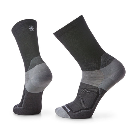 Bas Smartwool Bike Zero Cushion crew Noir - Genetik Sport